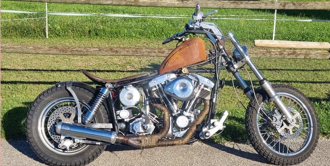 Umgebauter Bobber von Peter Wölkl